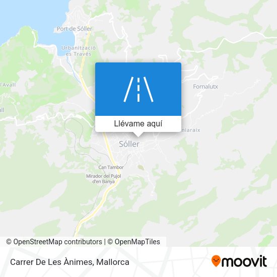 Mapa Carrer De Les Ànimes