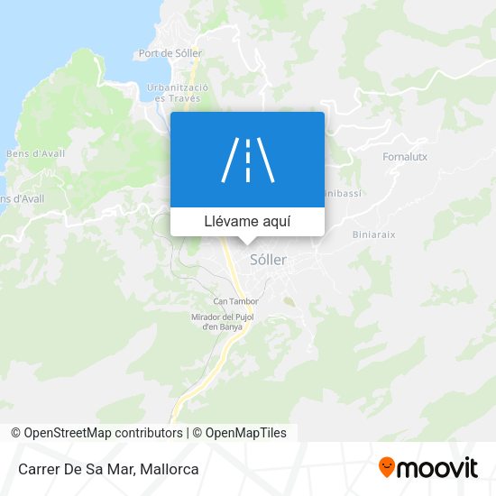 Mapa Carrer De Sa Mar