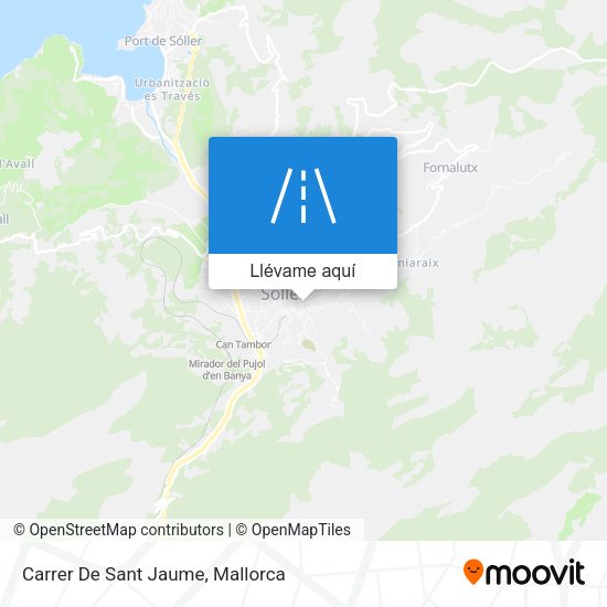 Mapa Carrer De Sant Jaume
