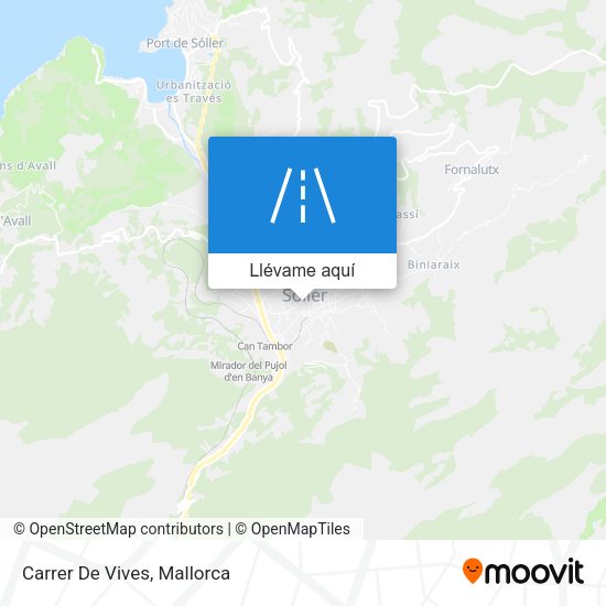 Mapa Carrer De Vives