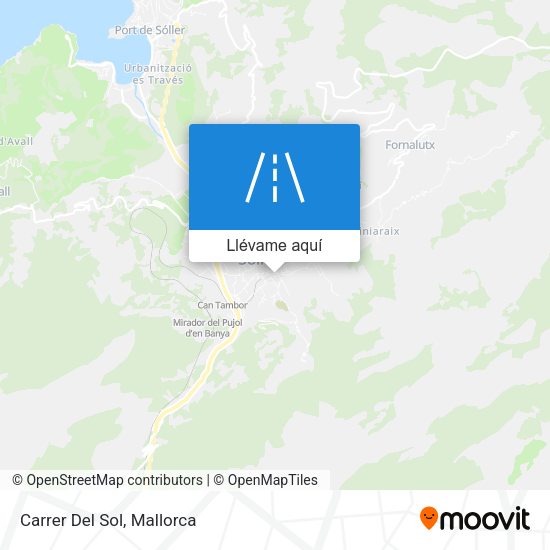 Mapa Carrer Del Sol