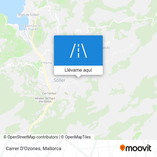 Mapa Carrer D'Ozones