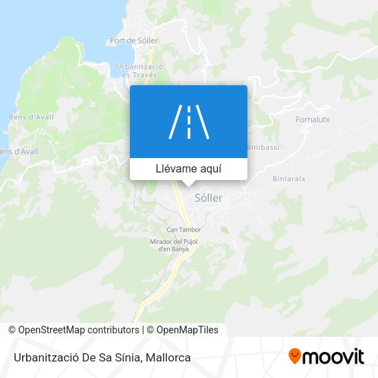 Mapa Urbanització De Sa Sínia