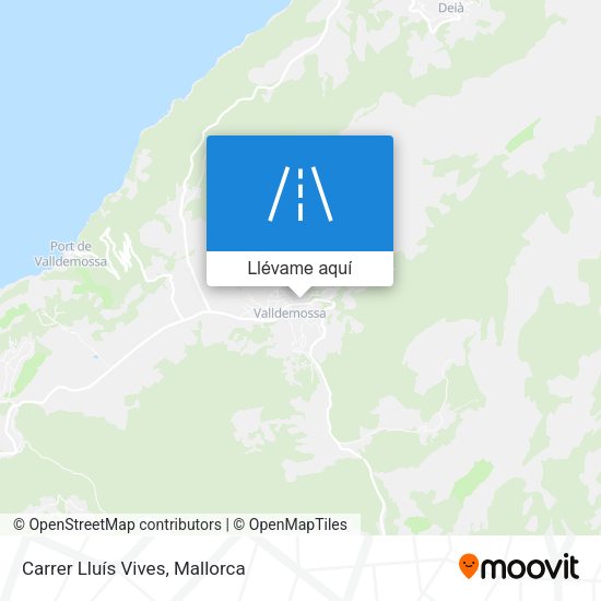 Mapa Carrer Lluís Vives