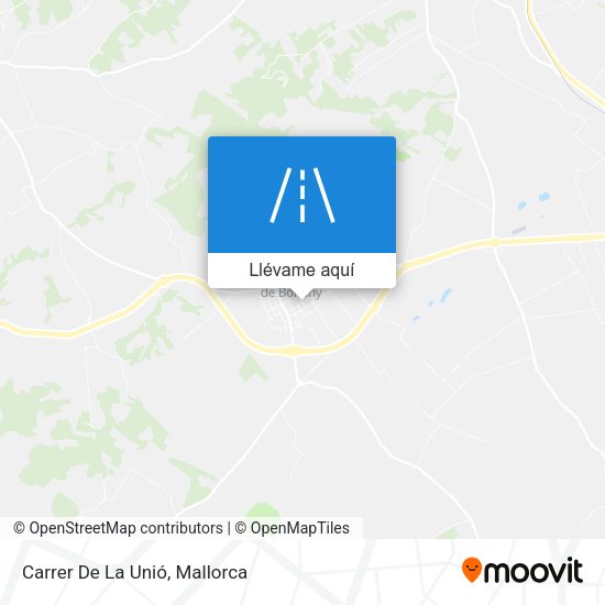 Mapa Carrer De La Unió