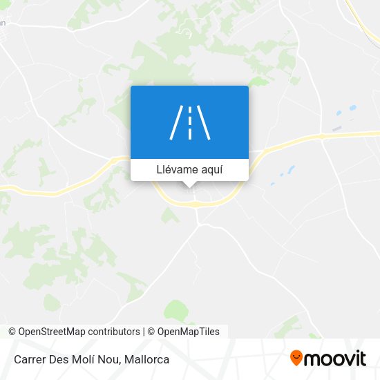 Mapa Carrer Des Molí Nou