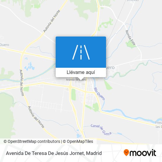 Mapa Avenida De Teresa De Jesús Jornet