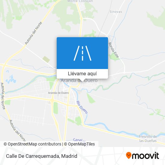 Mapa Calle De Carrequemada