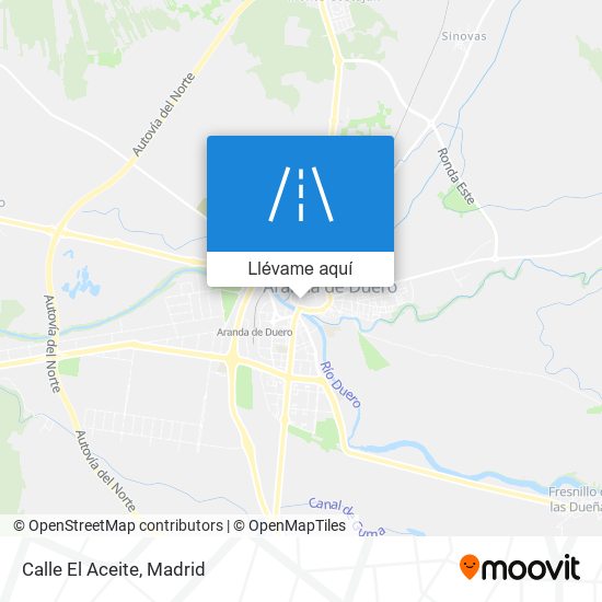 Mapa Calle El Aceite