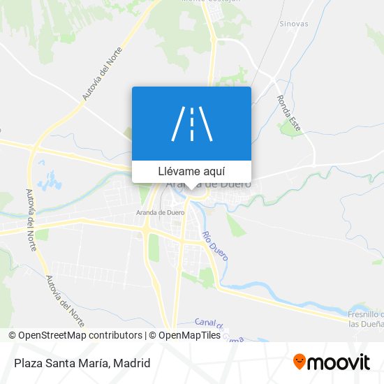 Mapa Plaza Santa María