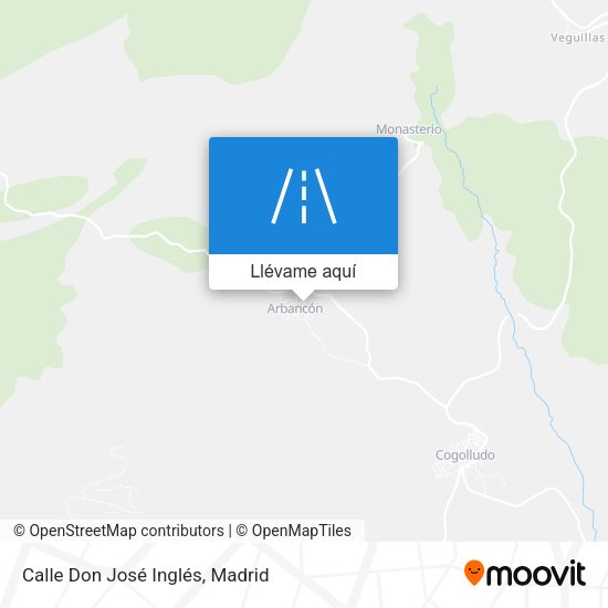 Mapa Calle Don José Inglés