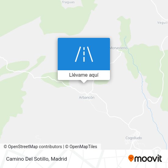 Mapa Camino Del Sotillo
