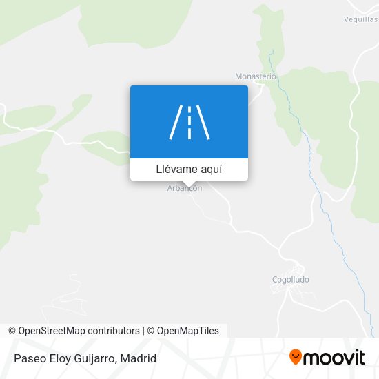 Mapa Paseo Eloy Guijarro