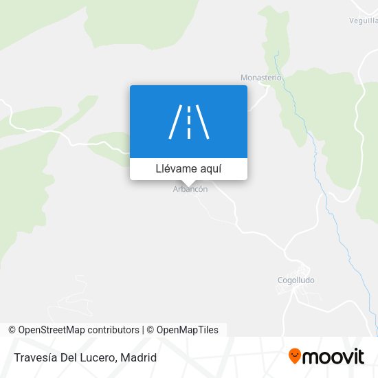 Mapa Travesía Del Lucero