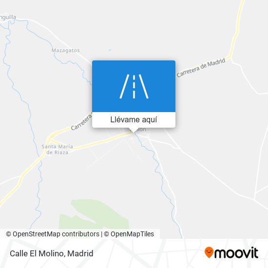 Mapa Calle El Molino