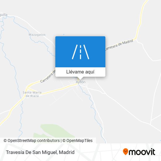 Mapa Travesía De San Miguel