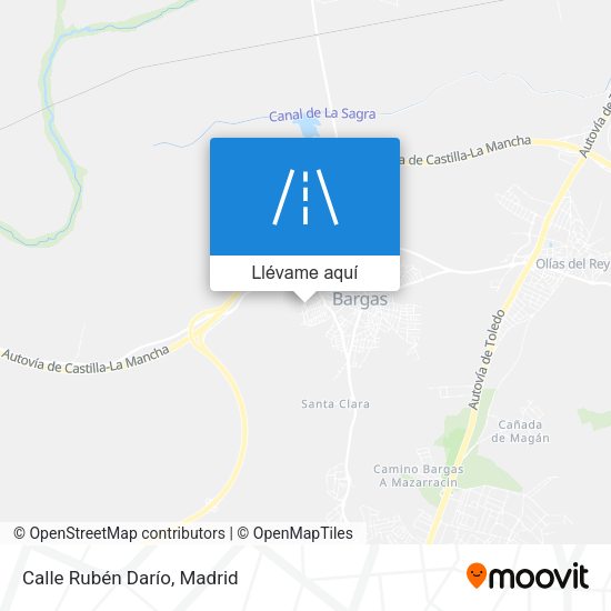 Mapa Calle Rubén Darío