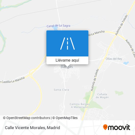 Mapa Calle Vicente Morales