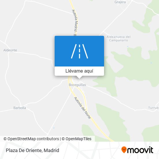 Mapa Plaza De Oriente