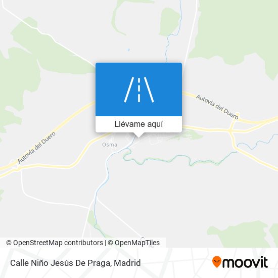 Mapa Calle Niño Jesús De Praga