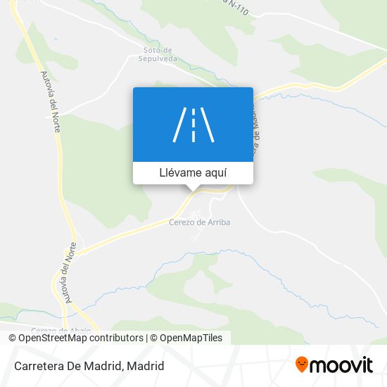 Mapa Carretera De Madrid