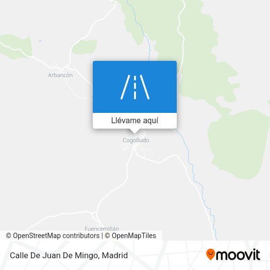 Mapa Calle De Juan De Mingo