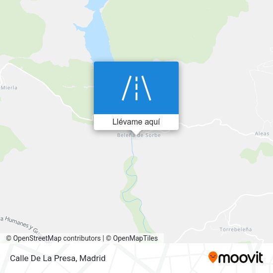 Mapa Calle De La Presa