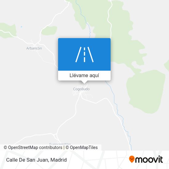 Mapa Calle De San Juan