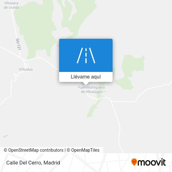 Mapa Calle Del Cerro
