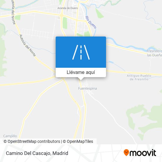 Mapa Camino Del Cascajo