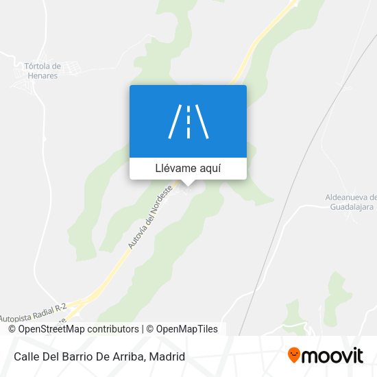 Mapa Calle Del Barrio De Arriba