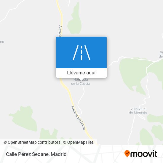 Mapa Calle Pérez Seoane