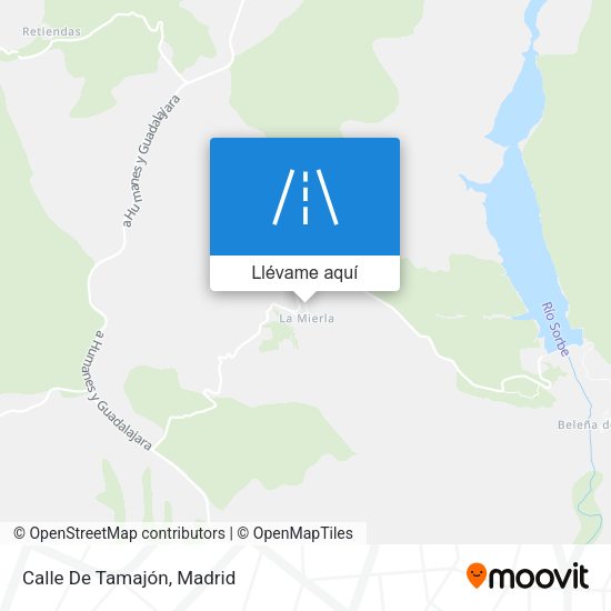 Mapa Calle De Tamajón
