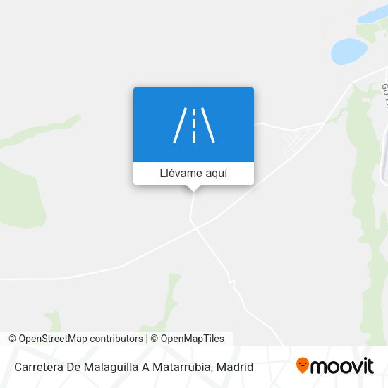 Mapa Carretera De Malaguilla A Matarrubia