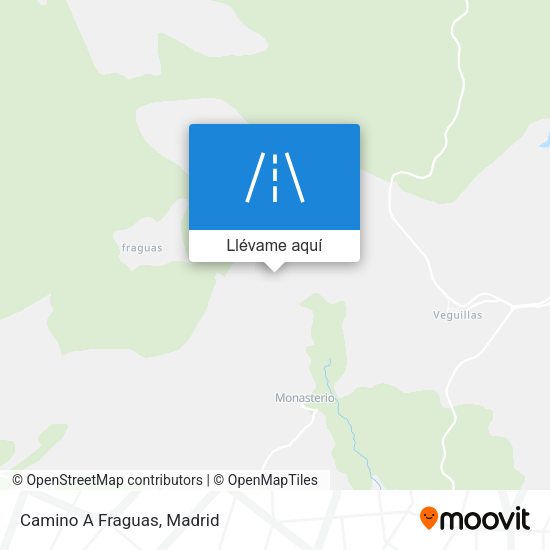 Mapa Camino A Fraguas