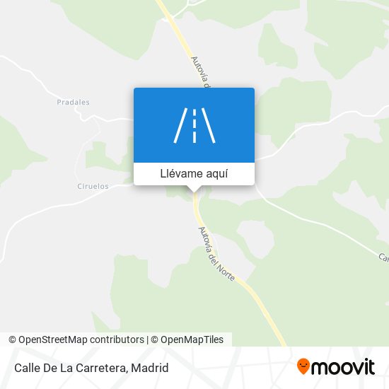 Mapa Calle De La Carretera