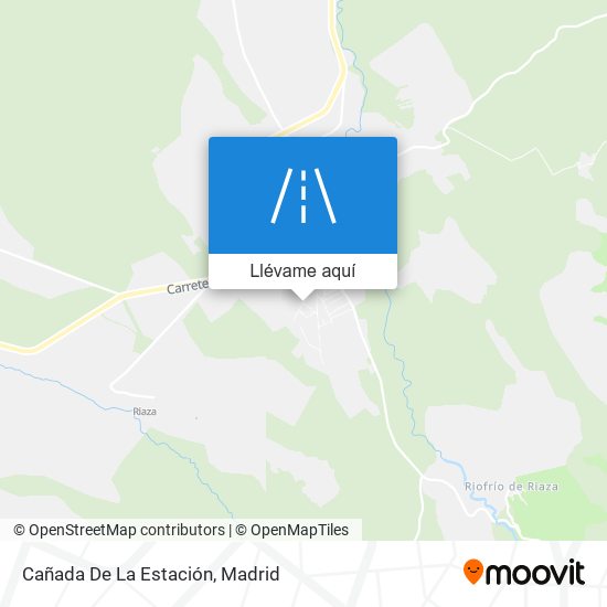 Mapa Cañada De La Estación