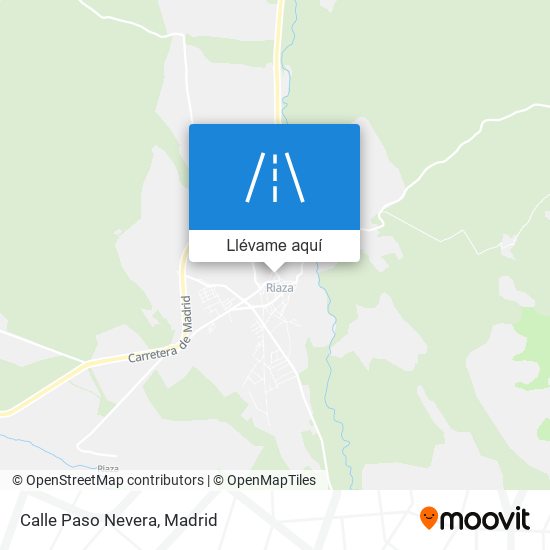 Mapa Calle Paso Nevera