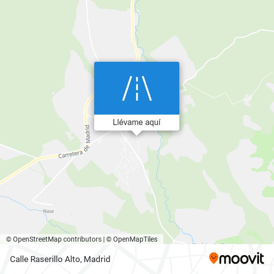 Mapa Calle Raserillo Alto