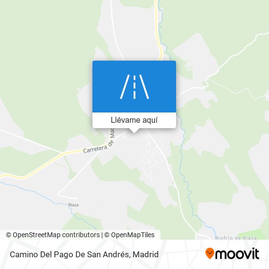 Mapa Camino Del Pago De San Andrés
