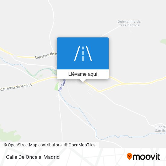 Mapa Calle De Oncala