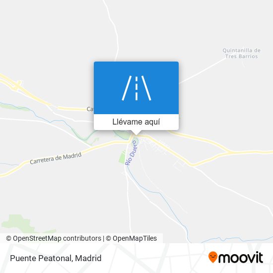 Mapa Puente Peatonal