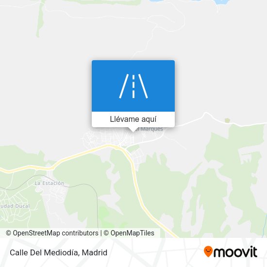 Mapa Calle Del Mediodía