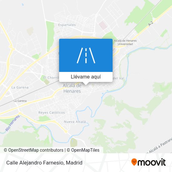 Mapa Calle Alejandro Farnesio