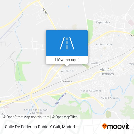 Mapa Calle De Federico Rubio Y Galí