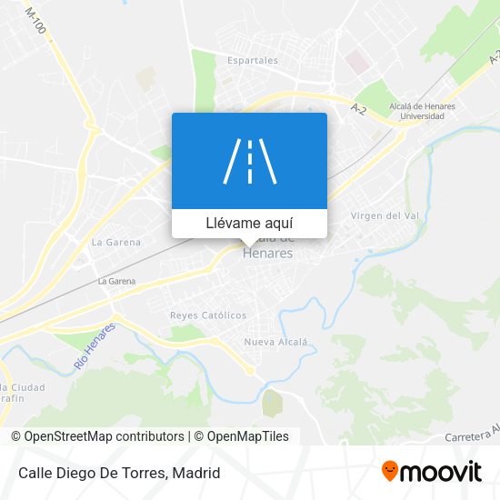 Mapa Calle Diego De Torres