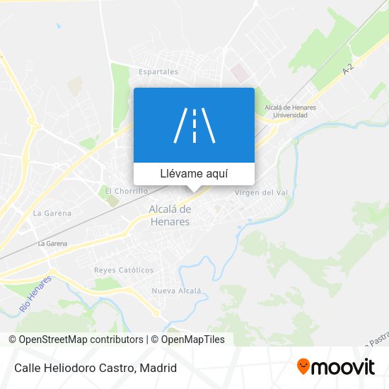 Mapa Calle Heliodoro Castro