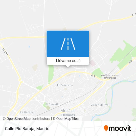Mapa Calle Pío Baroja