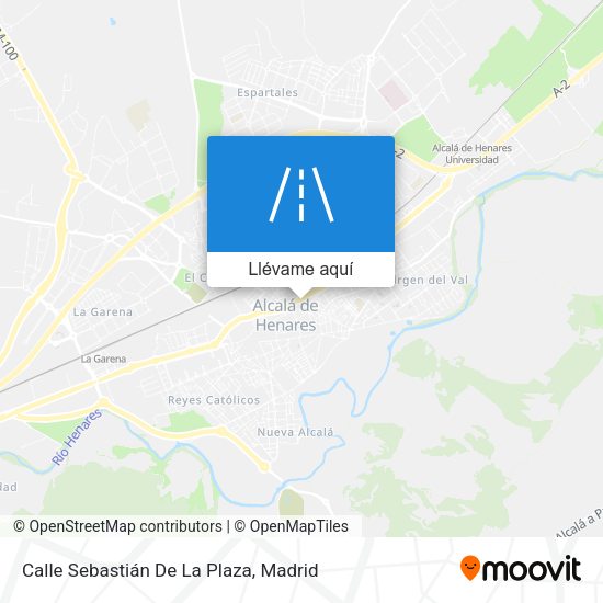 Mapa Calle Sebastián De La Plaza