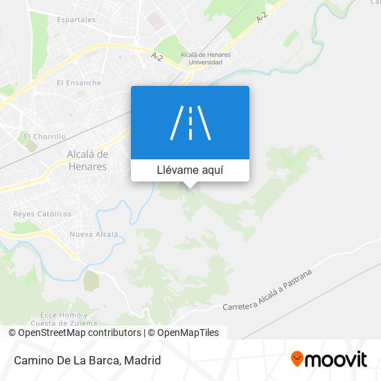 Mapa Camino De La Barca